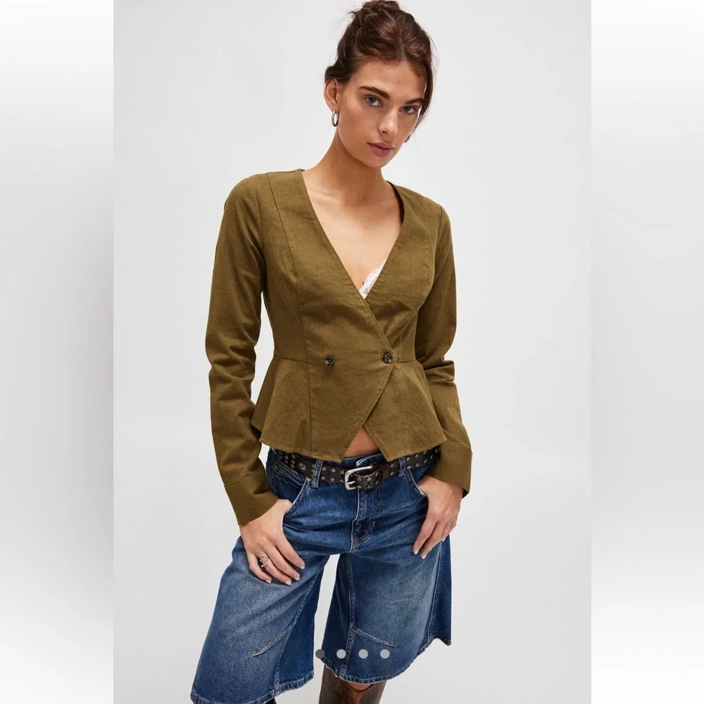 Free people city life blouse